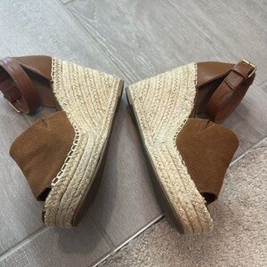Steve Madden suede espadrille wedges